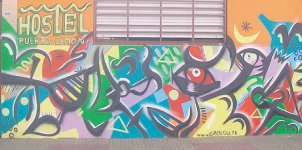 Many of the Buenos Aires murals are clever and colourful. Photo / Graham Reid