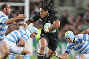 The Pumas, who scored their first Rugby Championship competition points with their draw against the Springboks in Mendoza in the weekend, have little to lose. Photo / Greg Bowker