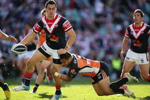 Brad Takairangi of the Roosters. Photo / Getty Images