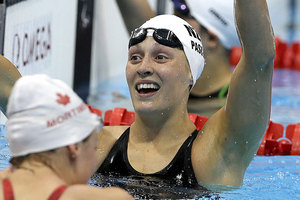 Sophie Pascoe has won silver to add to her gold medal at the Paralympics. Photo / AP