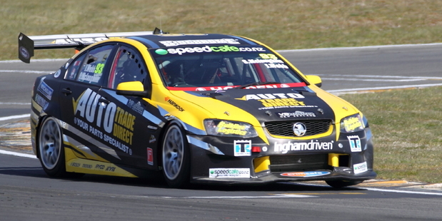 Jonathan Webb set a sizzling qualifying time for Sunday's Taupo 400 V8 SuperTourers endurance round. Photo / Supplied