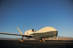 The Global Hawk's wingspan is greater than that of a 747 jumbo jet. Photo / Supplied