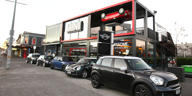 Mini's pop-up shop on Ponsonby Rd has received plenty of attention. Photo / Supplied