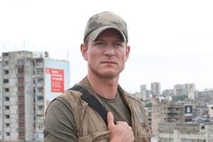 Philip Winchester as Michael Stonebridge in Strike Back.