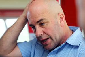 Brian McClennan was emotional on his departure. Photo / William Booth