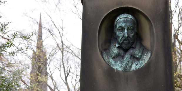 A gravestone in Dean Cemetery. Photo / Brian Harvie