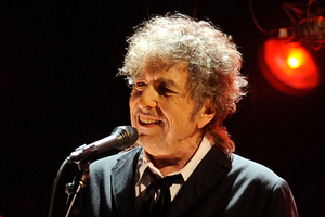 Bob Dylan performing in Los Angeles recently. Photo / AP