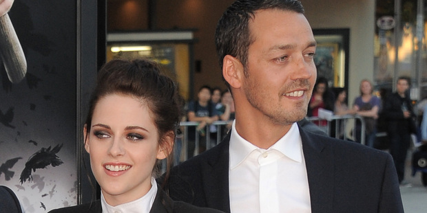 Kristen Stewart and director Rupert Sanders. Photo / AP
