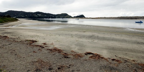 Mangawhai is anything but peaceful and sunny right now for its ratepayers. Photo / Janna Dixon