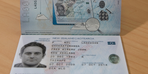 The New Zealand Passport. Photo / Mark Mitchell