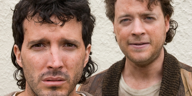 Bret McKenzie and Hamish Blake in Two Little Boys. Photo / Supplied