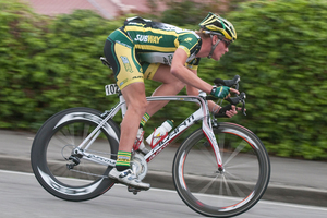 National Under-23 road race champion Michael Vink's aim of securing his third title has suffered a setback with the folding of his New Zealand trade team Mico Protrain. Photo / David Alexander.