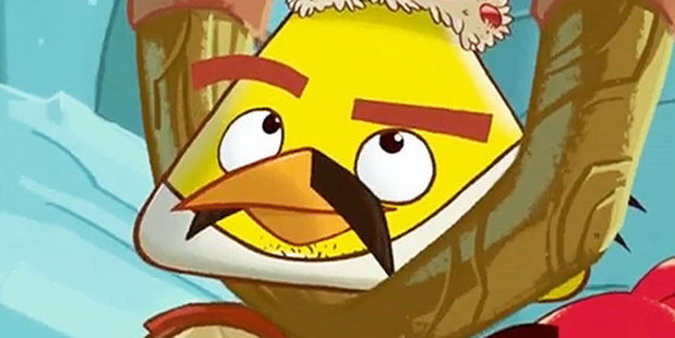 Freddie Mercury appears as an Angry Bird in the new YouTube trailer for the popular iPhone game. Photo / YouTube