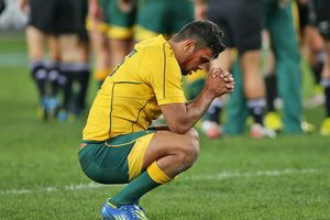 Kurtley Beale has been named at fullback against the Springboks on Saturday. Photo / Getty Images