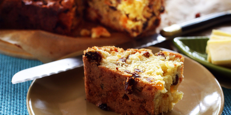 Alice Law's fruit cake. Photo / Doug Sherring