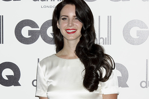 GQ magazine's Woman of the Year Lana Del Rey arrives at the celebratory party in central London. Photo / AP
