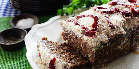 Tomato sauce-topped meatloaf is perfect for sandwiches. Photo / Doug Sherring