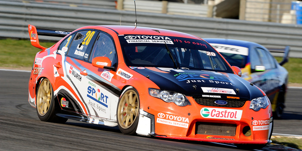Haydn McKenzie at round one of V8 SuperTourers endurance series at Taupo. Photo / Geoff Ridder