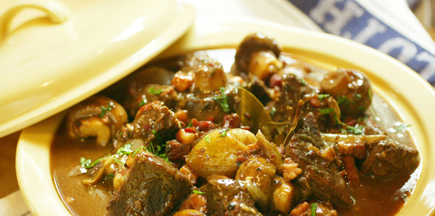 A stew's flavour, if not its juiciness, is enhanced by first frying off the meat. Photo / Carolyn Robertson