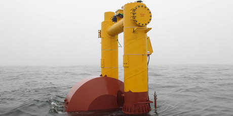 The Wave Energy Technology-NZ converter is being tested off US north-west coastline over the next two months. Photo / Supplied