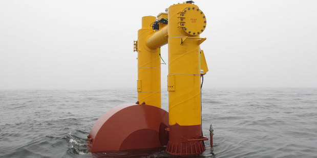 The Wave Energy Technology-NZ converter is being tested off US north-west coastline over the next two months. Photo / Supplied