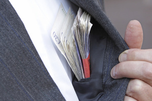A Deloitte survey of almost 400 Australasian organisations reveals almost 20 per cent of respondents with overseas operations have suffered from bribery or corruption in the past five years. Photo / Thinkstock