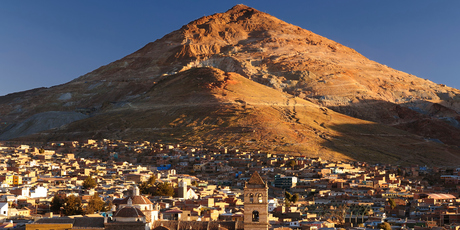 'The mountain that eats men', looms large over the Bolivian city of Potosi. Photo / Thinkstock