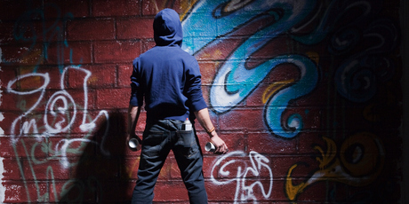 Calum Penrose believes the number of graffiti attacks is declining and will continue to do so under the council's new graffiti plan. Photo / Thinkstock