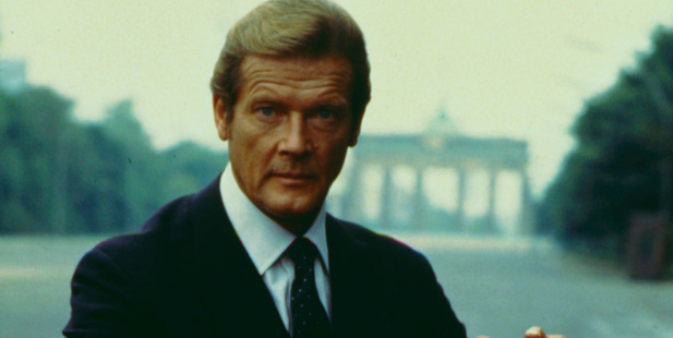 Roger Moore as James Bond in the film Octopussy. Photo / Supplied