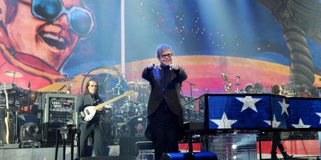 Rocket Man Elton John brings his Million-Dollar Piano to the stage. Photo / Supplied