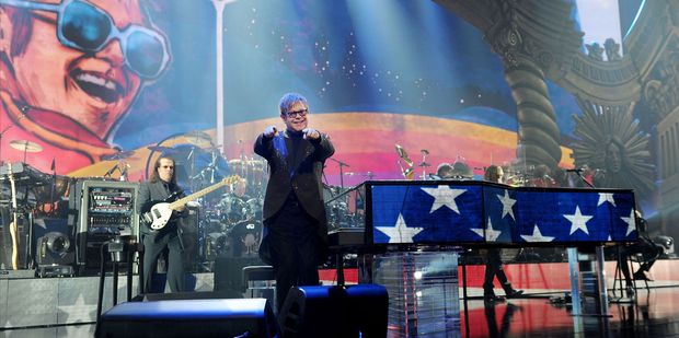 Rocket Man Elton John brings his Million-Dollar Piano to the stage. Photo / Supplied