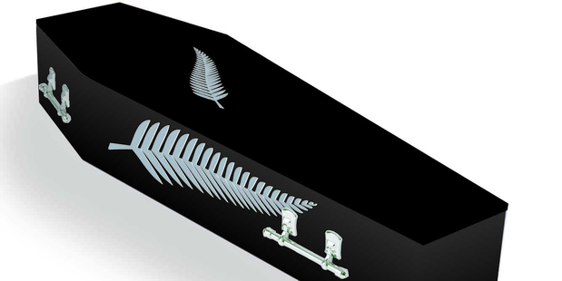 LifeArt offers caskets with individualised designs. Photo / Supplied