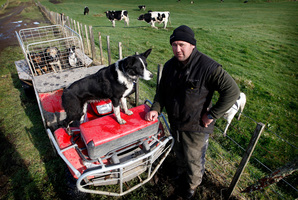 Lee Crown and neighbouring farmers keep a close watch on suspicious movements in their district. Photo / Christine Cornege