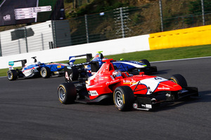 Mitch Evans who yesterday wrapped up the GP3 title at Monza in Italy. Photo / GP3 MEDIA