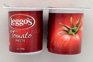 Leggo's Tomato Paste (pottle) 2 x 140g for $2.90.