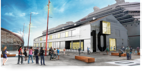 Waterfront Auckland says the refurbishment of Shed 10 will be completed by next April. Photo / Supplied