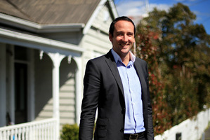Real estate agent George Damiris pictured in Ponsonby. Photo / Getty