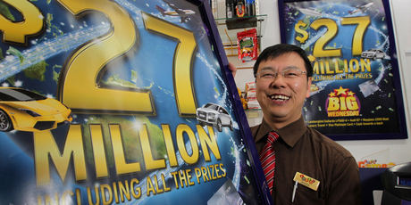 Jensen Zeng pictured in his shop in central Tauranga. Photo / Alan Gibson