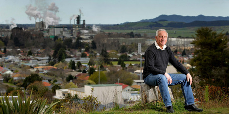 Chris Marjoribanks says Kawerau has had its share of setbacks but has always endured them. He's positive about the town's future. Photo / Alan Gibson