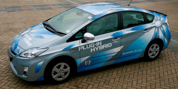 Toyota's plug-in Prius variant, which is not available in New Zealand. Photo / Supplied