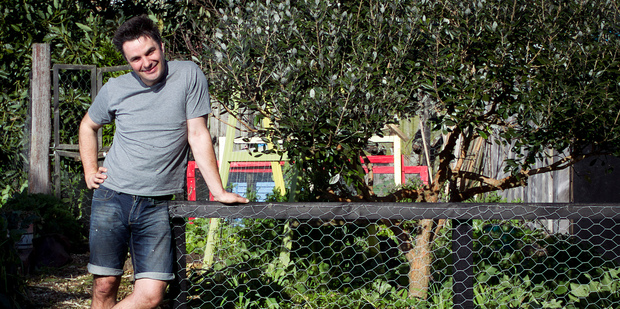Justin Newcombe fence will hopefully keep the four-legged critters from trampling over the greens. Photo / Natalie Slade