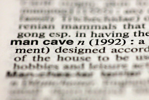 Man cave was one of about a hundred additions in the recent 11th edition of Merriam-Webster's Dictionary. Photo / AP