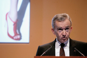 Bernard Arnault, chairman and CEO of LVMH Moet Hennessy Louis Vuitton, the Paris-based luxury goods empire. Photo / AP