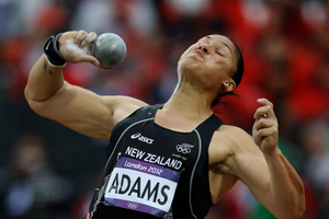 Valerie Adams initially won a silver medal in London. Picture / Brett Phibbs