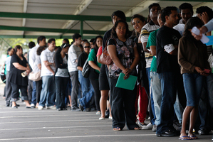 Job-hunters who don't get jobs and go on a benefit as teenagers are expected to cost taxpayers an average of $180,000 over their lifetime. Photo / Christine Cornege