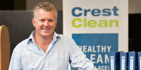 Grant McLauchlan of Crest Commercial Cleaning. Photo / Supplied