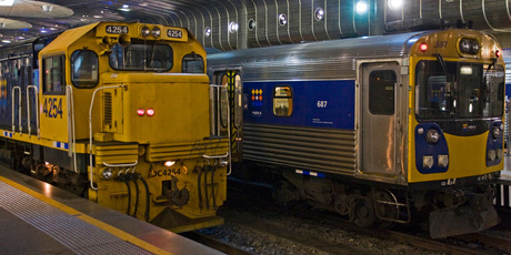 Auckland trains are costing almost as much as the region's buses to run, even though the buses carry almost five times as many passengers. Photo / File