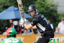 New Zealand's James Franklin says this month's Twenty20 tournament could be some senior players' final chance. Photo / NZPA 