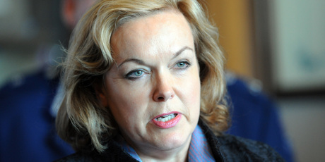 Justice Minister Judith Collins said the Bail Amendment Bill was likely to come into force next year and would make it harder for repeat offenders to get bail. Photo / Ross Setford