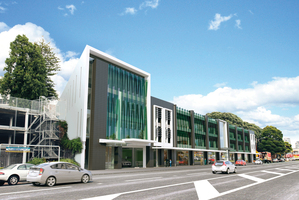 An artist's impression of the new five-star green building at 97-115 The Strand, Parnell.